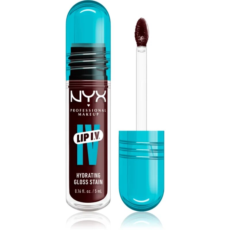 NYX Professional Makeup Lip IV dolgoobstojni sijaj za ustnice z vlažilnim učinkom odtenek 15 - WATER BOUT WNE? 5 ml