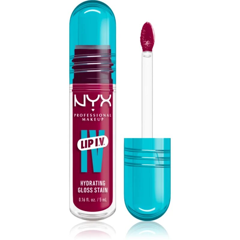 NYX Professional Makeup Lip IV dolgoobstojni sijaj za ustnice z vlažilnim učinkom odtenek Magenta Mist 5 ml