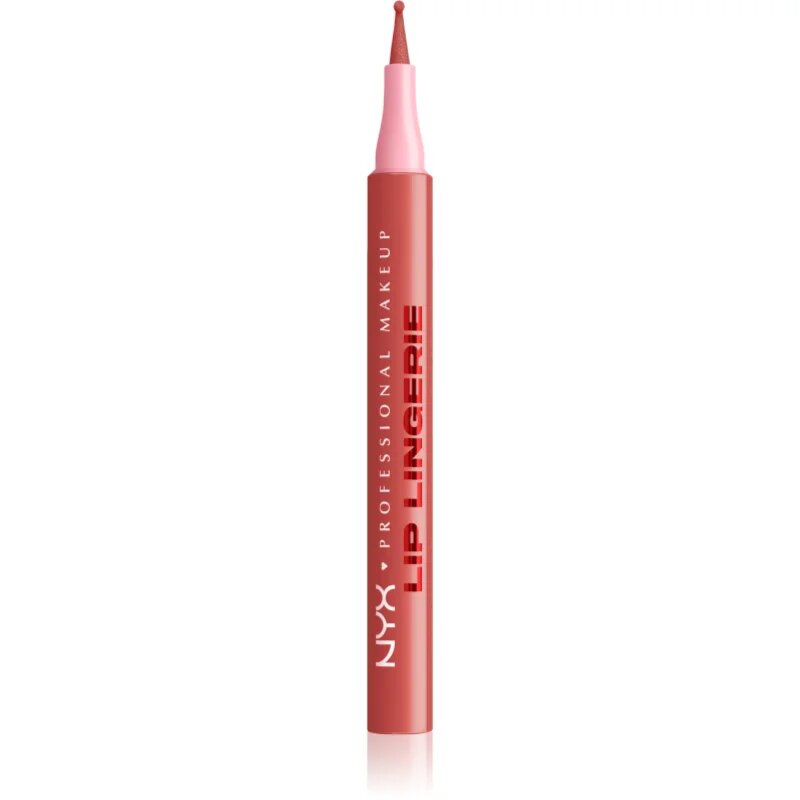NYX Professional Makeup Lip Lingerie flomaster za ustnice za dolgoobstojen učinek odtenek 09 Send Nudes 1 ml