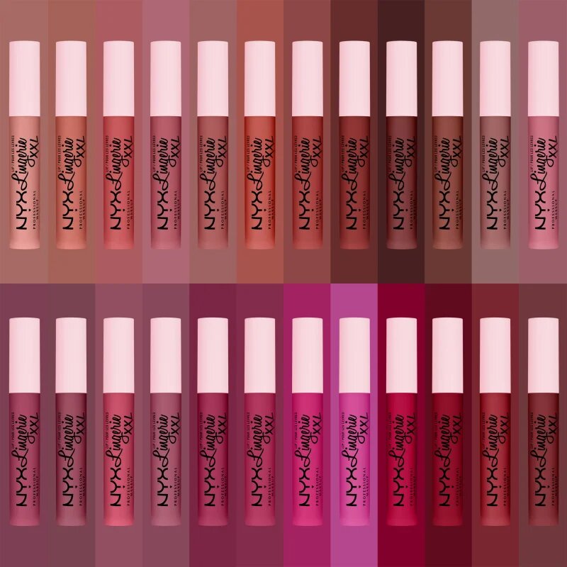 NYX Professional Makeup Lip Lingerie XXL tekoča šminka z mat učinkom odtenek 02 - Turn On 4 ml
