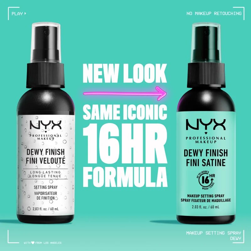 NYX Professional Makeup Makeup Setting Spray Dewy pršilo za fiksiranje 180 ml