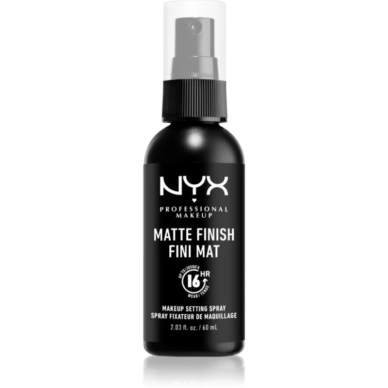 NYX Professional Makeup Makeup Setting Spray Matte pršilo za fiksiranje 01 Matte Finish / Long Lasting 60 ml