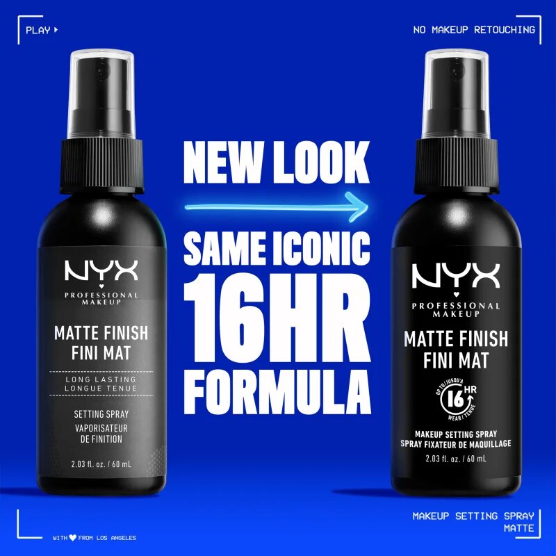 NYX Professional Makeup Makeup Setting Spray Matte pršilo za fiksiranje 180 ml