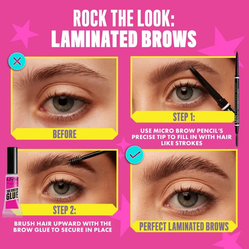 NYX Professional Makeup Micro Brow Pencil svinčnik za obrvi odtenek 7.5 Grey 0.09 g