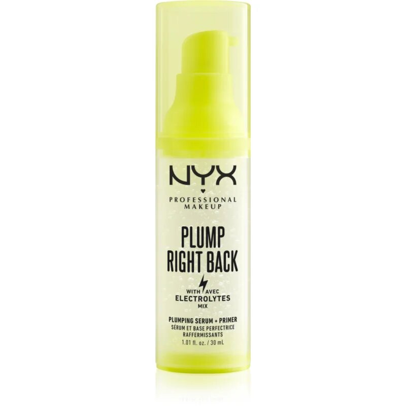 NYX Professional Makeup Plump Right Back Plump Serum And Primer dolgoobstojna podlaga 30 ml
