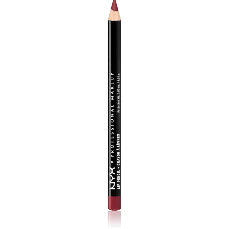 NYX Professional Makeup Slim Lip Pencil natančni svinčnik za ustnice odtenek 817 Hot Red 1 g