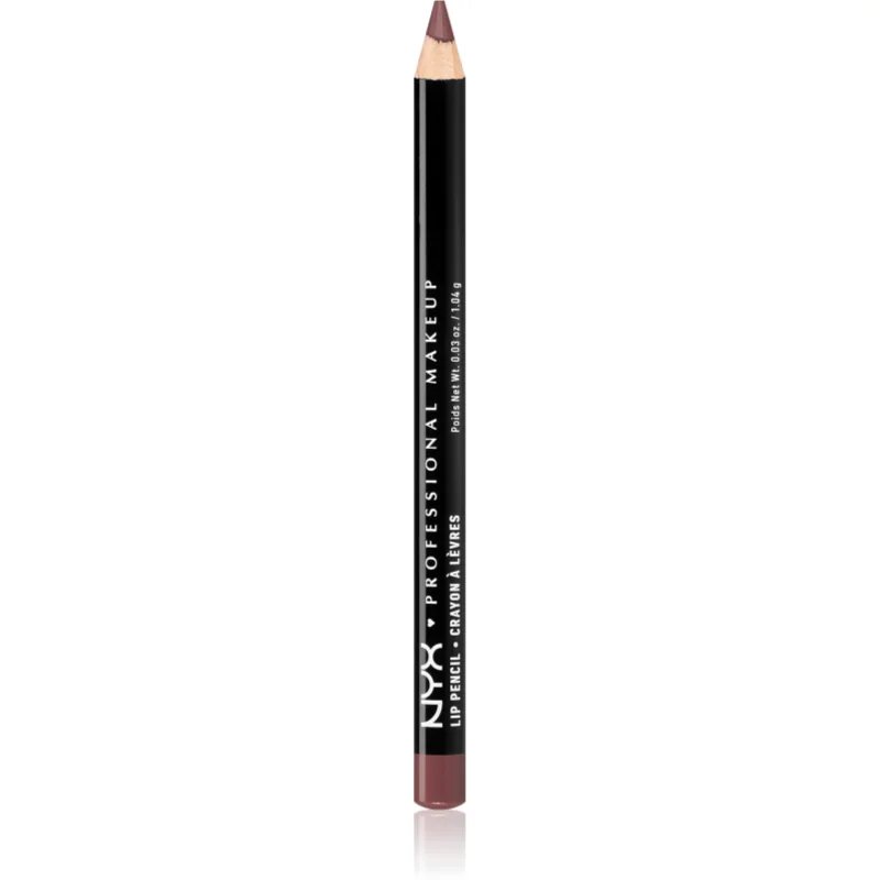 NYX Professional Makeup Slim Lip Pencil natančni svinčnik za ustnice odtenek Mauve 1 g
