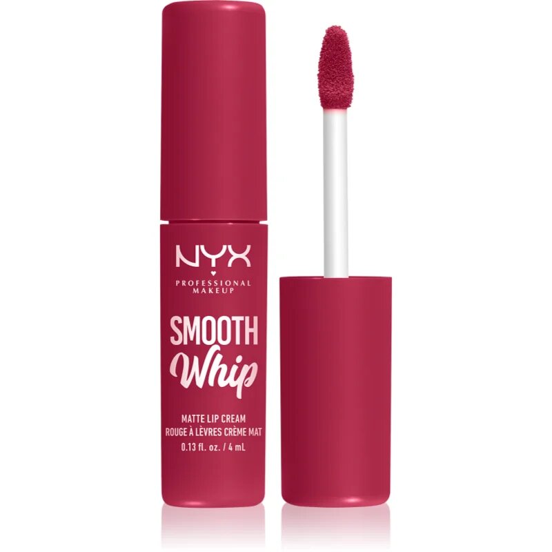 NYX Professional Makeup Smooth Whip Matte Lip Cream žametna šminka z gladilnim učinkom odtenek 08 Fuzzy Slippers 4 ml