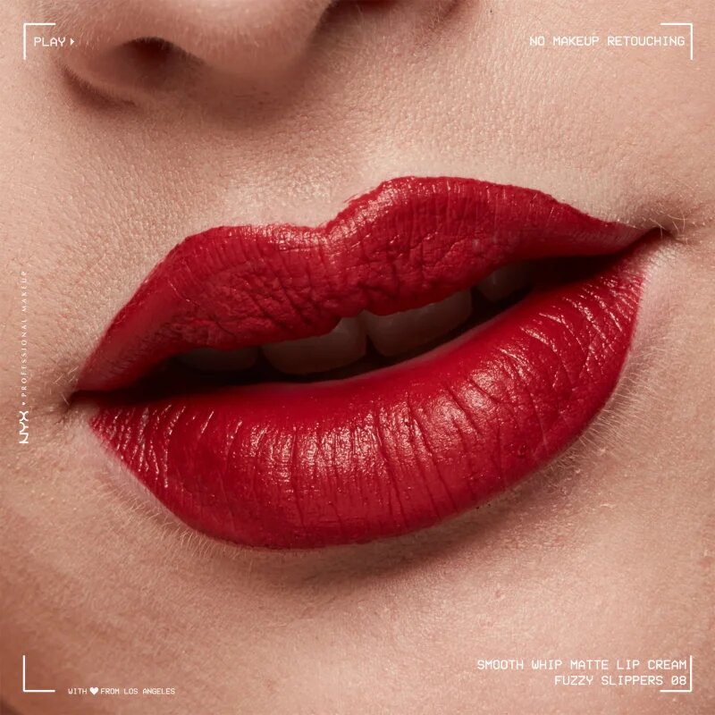 NYX Professional Makeup Smooth Whip Matte Lip Cream žametna šminka z gladilnim učinkom odtenek 08 Fuzzy Slippers 4 ml