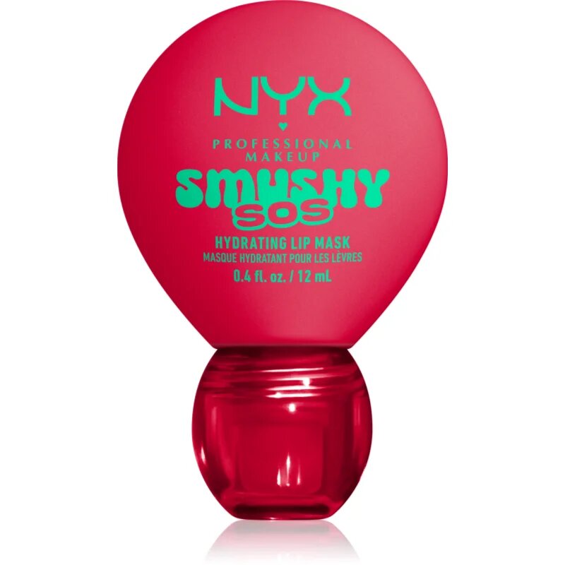 NYX Professional Makeup Smushy SOS vlažilna maska za ustnice odtenek 07 Red-Y 2 Chill 12 ml