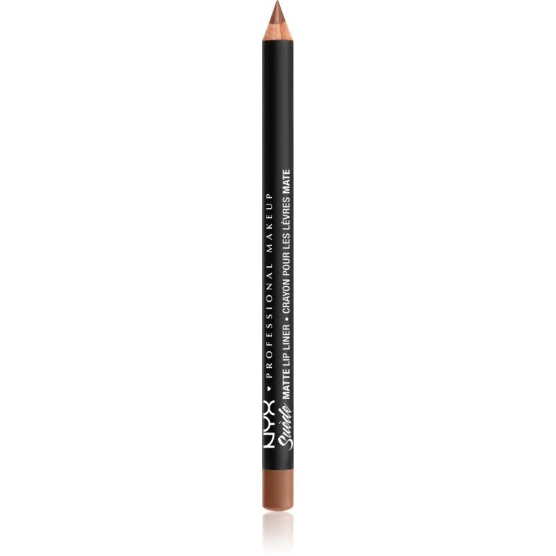 NYX Professional Makeup Suede Matte Lip Liner mat svinčnik za ustnice odtenek 04 Soft-Spoken 1 g
