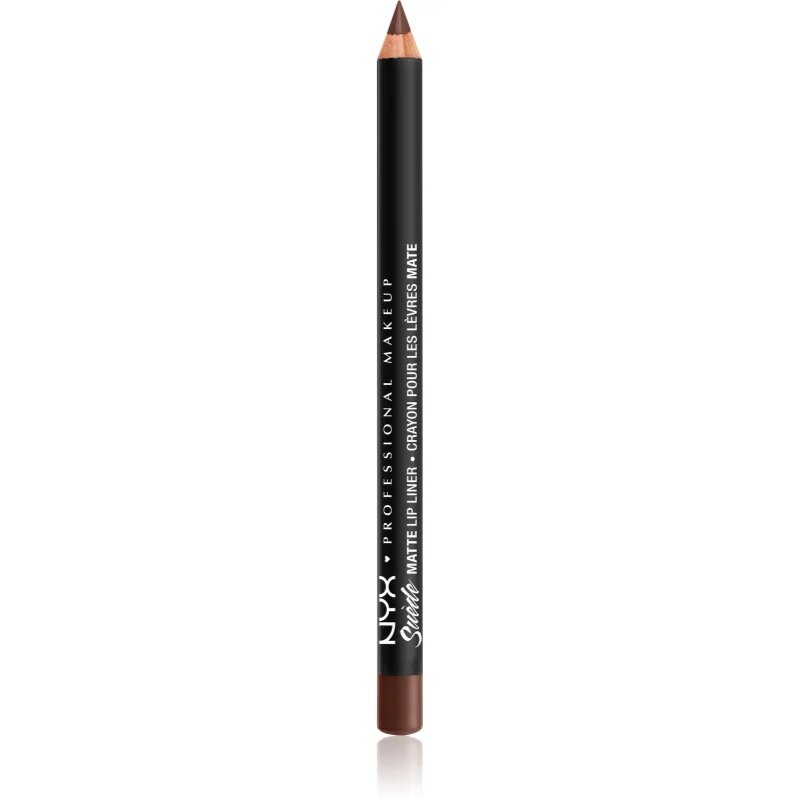 NYX Professional Makeup Suede Matte Lip Liner mat svinčnik za ustnice odtenek 23 Club Hopper 1 g