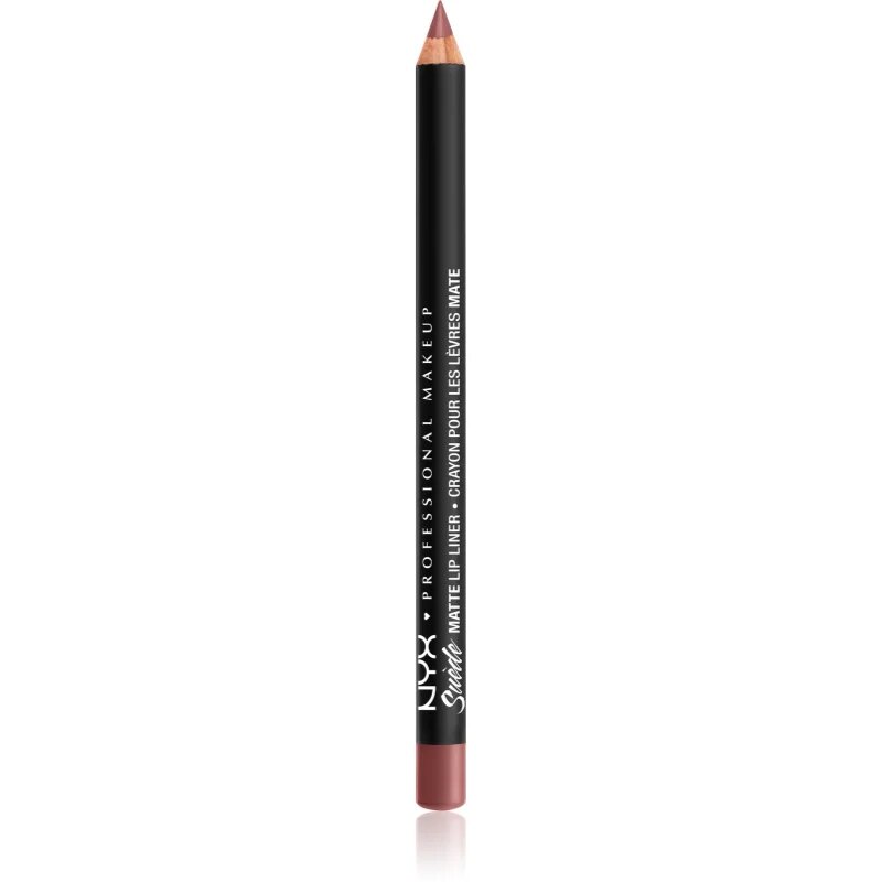 NYX Professional Makeup Suede Matte Lip Liner mat svinčnik za ustnice odtenek 25 Whipped Cavier 1 g
