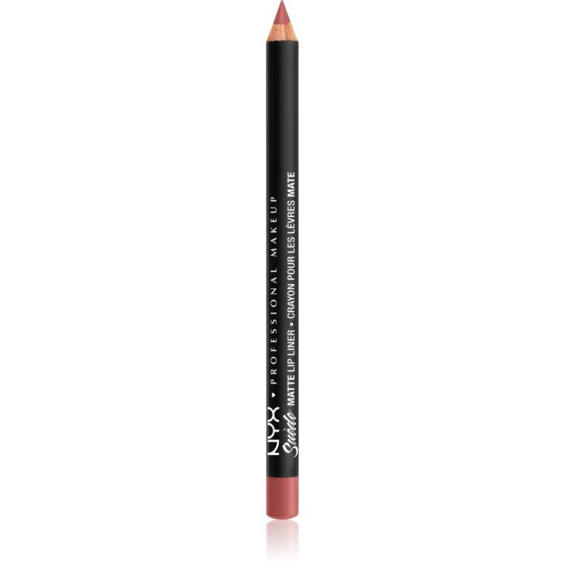 NYX Professional Makeup Suede Matte Lip Liner mat svinčnik za ustnice odtenek 53 Brunch Me 1 g