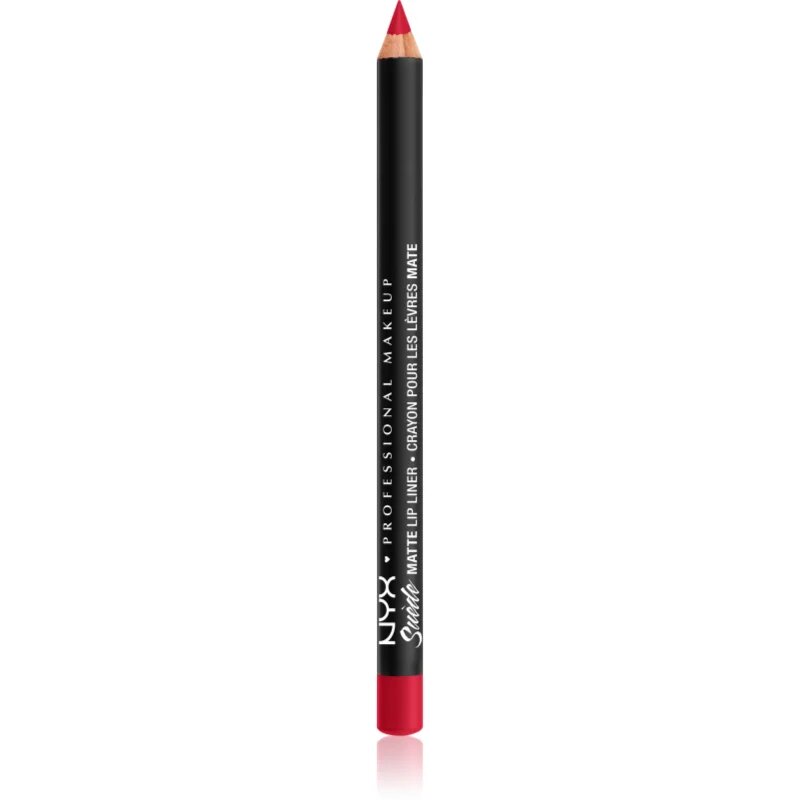 NYX Professional Makeup Suede Matte Lip Liner mat svinčnik za ustnice odtenek 57 Spicy 1 g