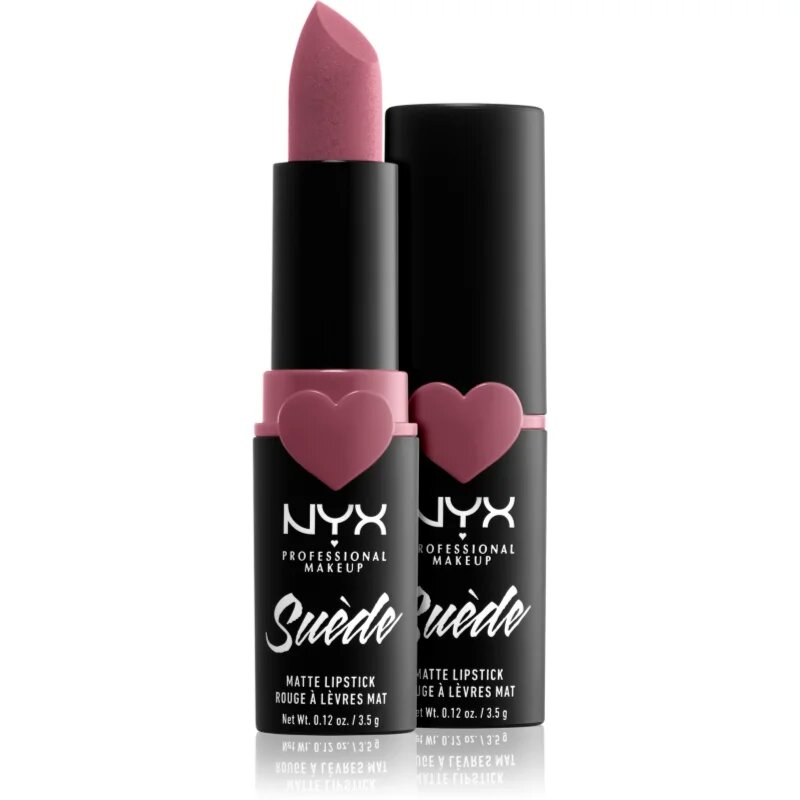 NYX Professional Makeup Suede Matte Lipstick matirajoča šminka odtenek 28 Soft Spoken 3.5 g