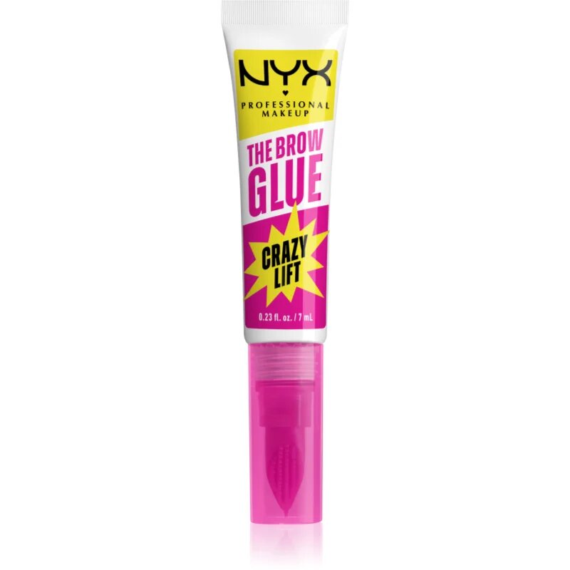 NYX Professional Makeup The Brow Glue Crazy Lift dolgoobstojni gel za obrvi 7 ml