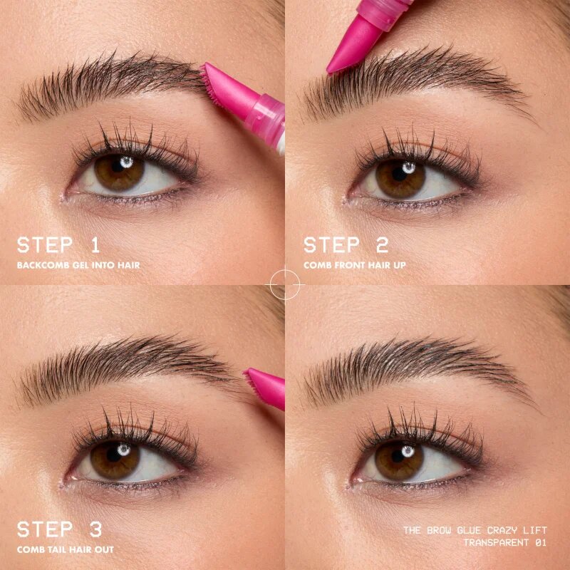 NYX Professional Makeup The Brow Glue Crazy Lift dolgoobstojni gel za obrvi 7 ml