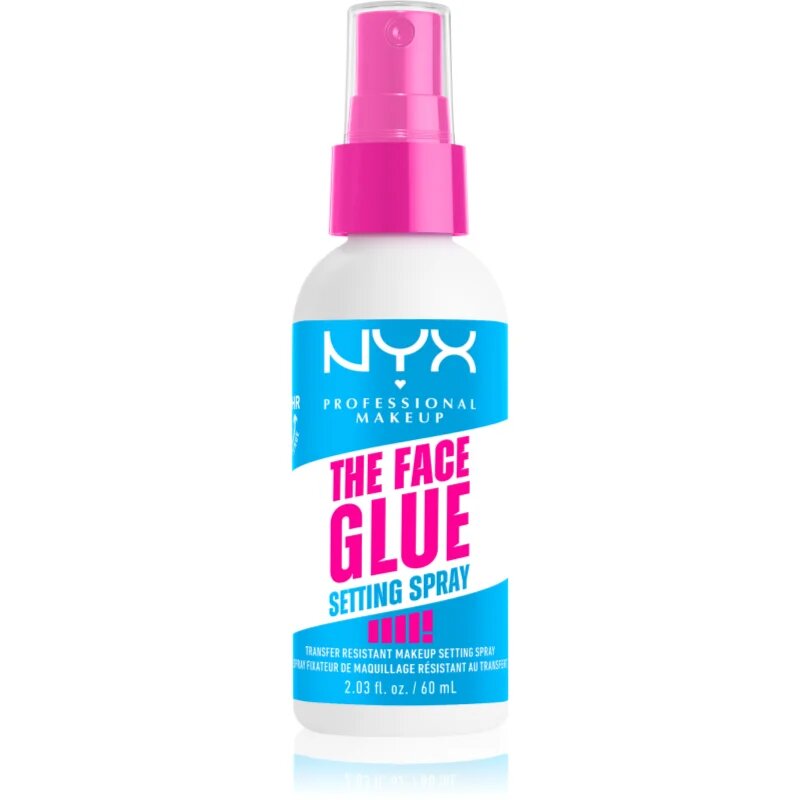 NYX Professional Makeup The Face Glue Setting Spray pršilo za fiksiranje 60 ml