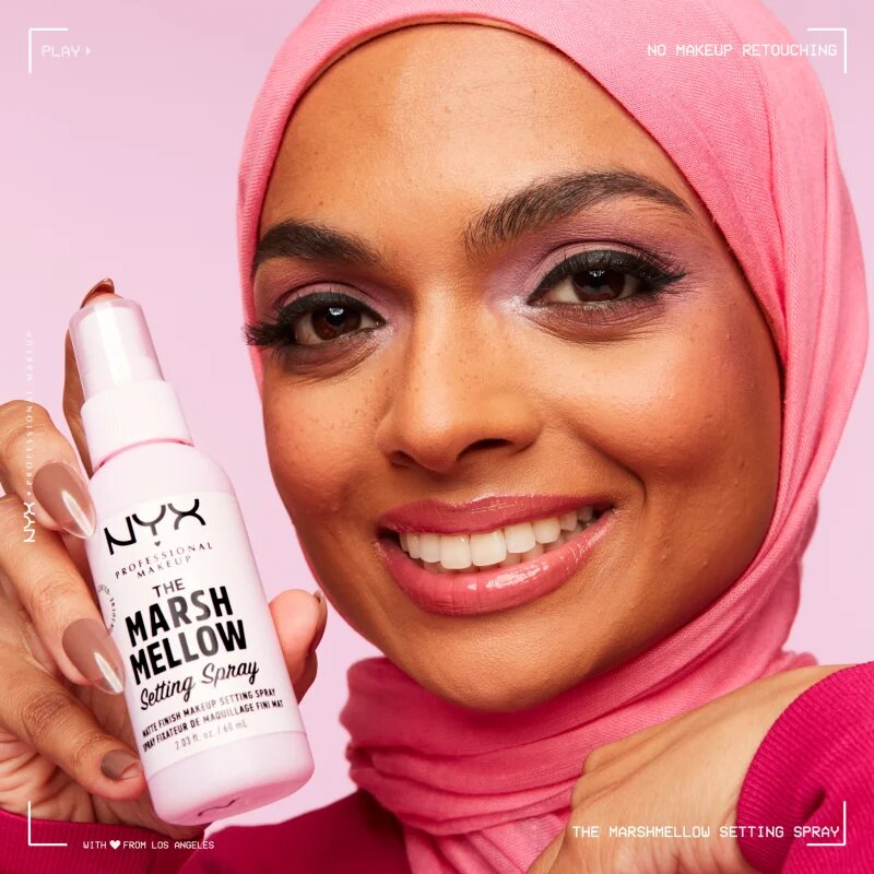 NYX Professional Makeup The Marshmellow Setting Spray pršilo za fiksiranje make-upa 60 ml