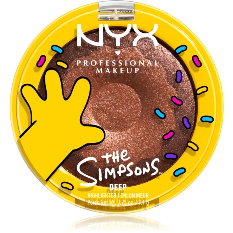 NYX Professional Makeup The Simpsons Highlighter osvetljevalec odtenek Glazed Over 7.1 g