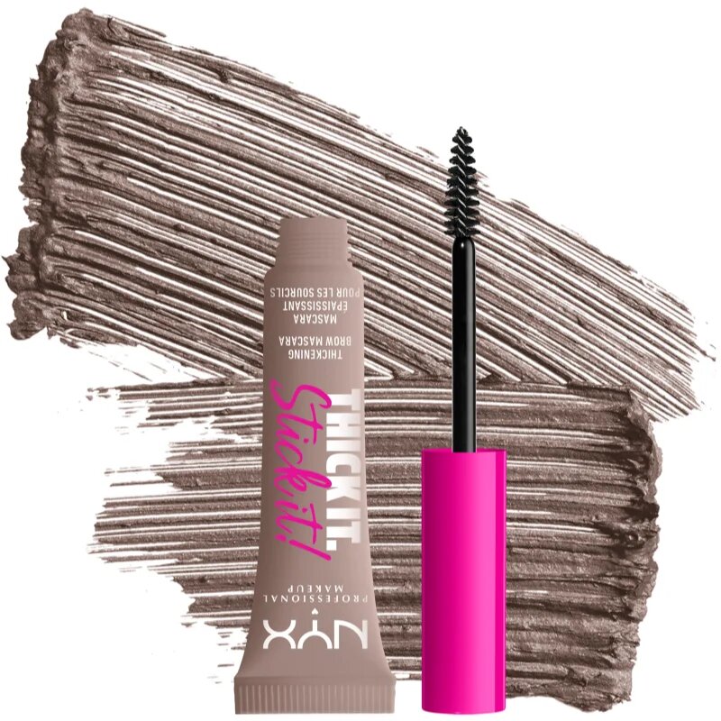 NYX Professional Makeup Thick it Stick It Brow Mascara maskara za obrvi odtenek 02 Cool Blonde 7 ml