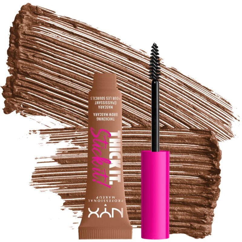 NYX Professional Makeup Thick it Stick It Brow Mascara maskara za obrvi odtenek 03 Auburn 7 ml