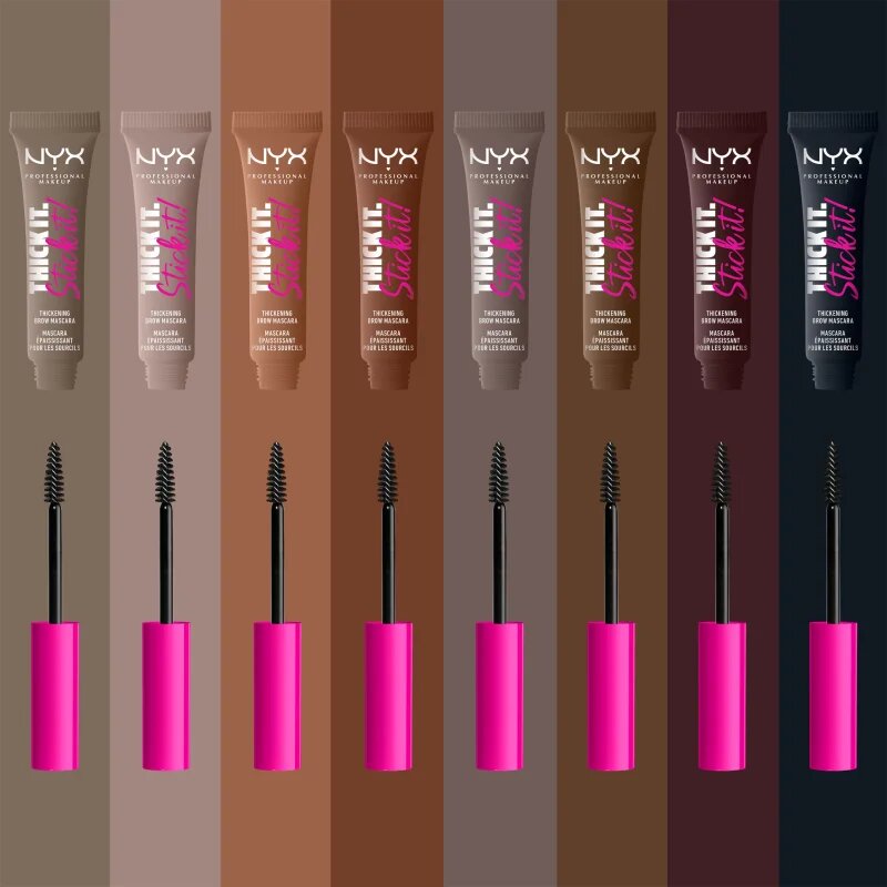 NYX Professional Makeup Thick it Stick It Brow Mascara maskara za obrvi odtenek 03 Auburn 7 ml