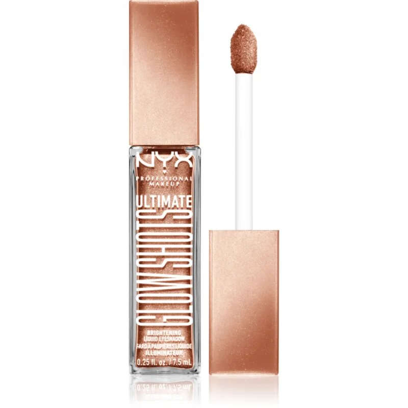 NYX Professional Makeup Ultimate Glow Shots bleščeča tekoča senčila za oči odtenek 06 Golden Goji 7.5 ml
