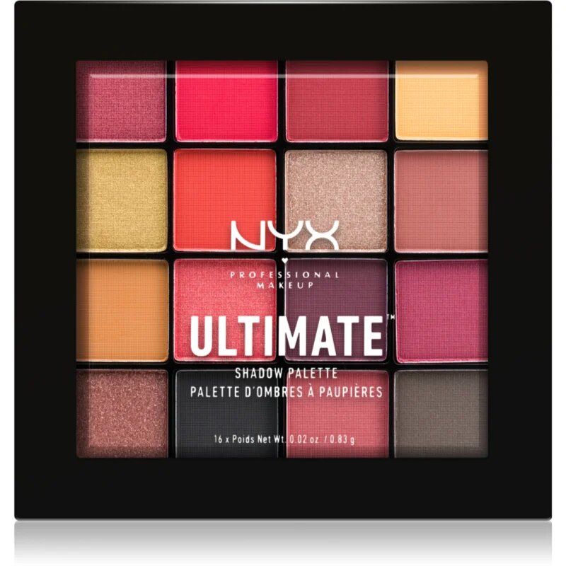 NYX Professional Makeup Ultimate Shadow Palette paleta senčil za oči odtenek Phoenix 16x0.83 g