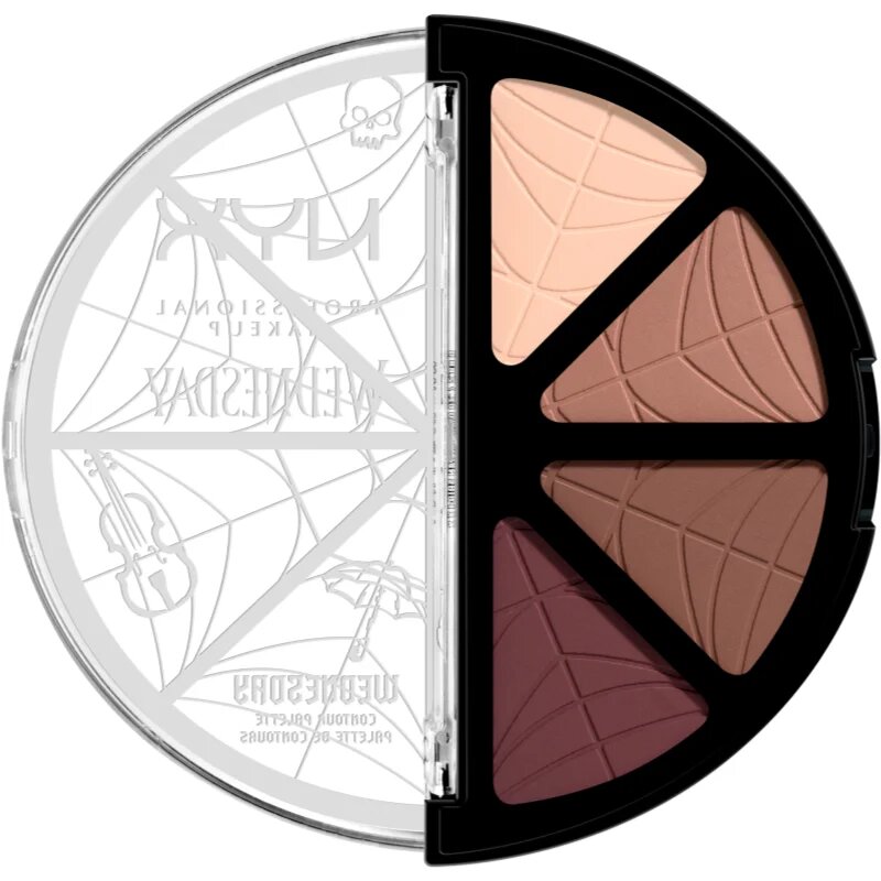 NYX Professional Makeup Wednesday Contour Palette paleta za konture obraza 4x2.88 g