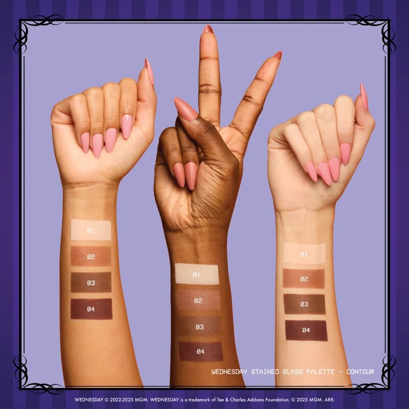 NYX Professional Makeup Wednesday Contour Palette paleta za konture obraza 4x2.88 g