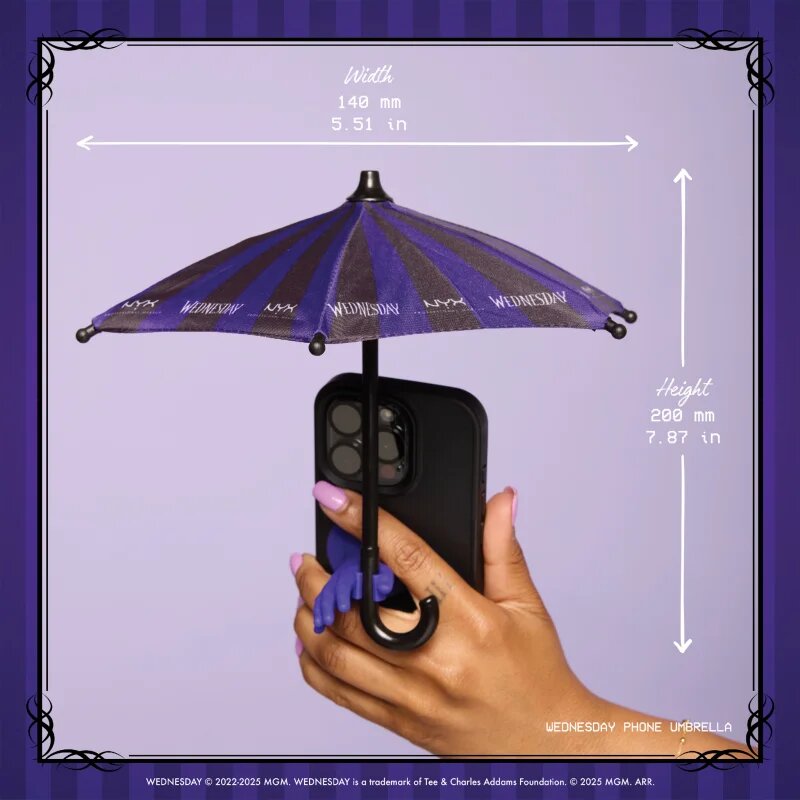 NYX Professional Makeup Wednesday Umbrella držalo za mobilni telefon 1 kos