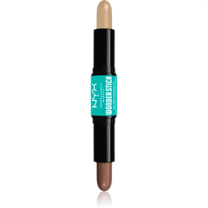 NYX Professional Makeup Wonder Stick Dual Face Lift obojestranski korektor odtenek 02 Universal Light 2x4 g