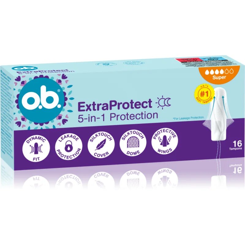 o.b. Extra Protect Super tamponi 16 kos
