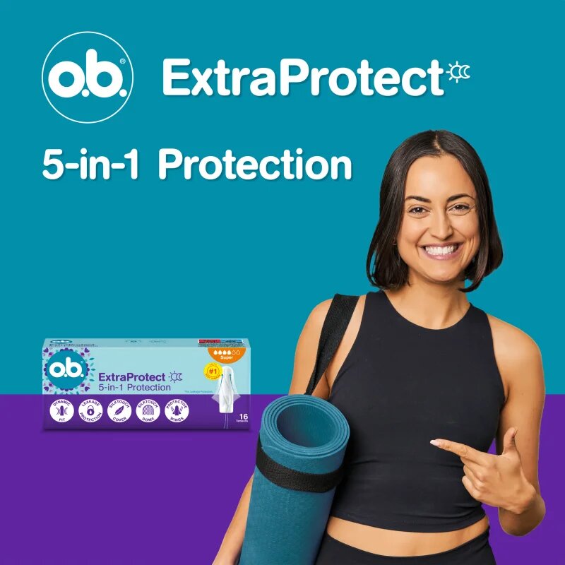 o.b. Extra Protect Super tamponi 16 kos
