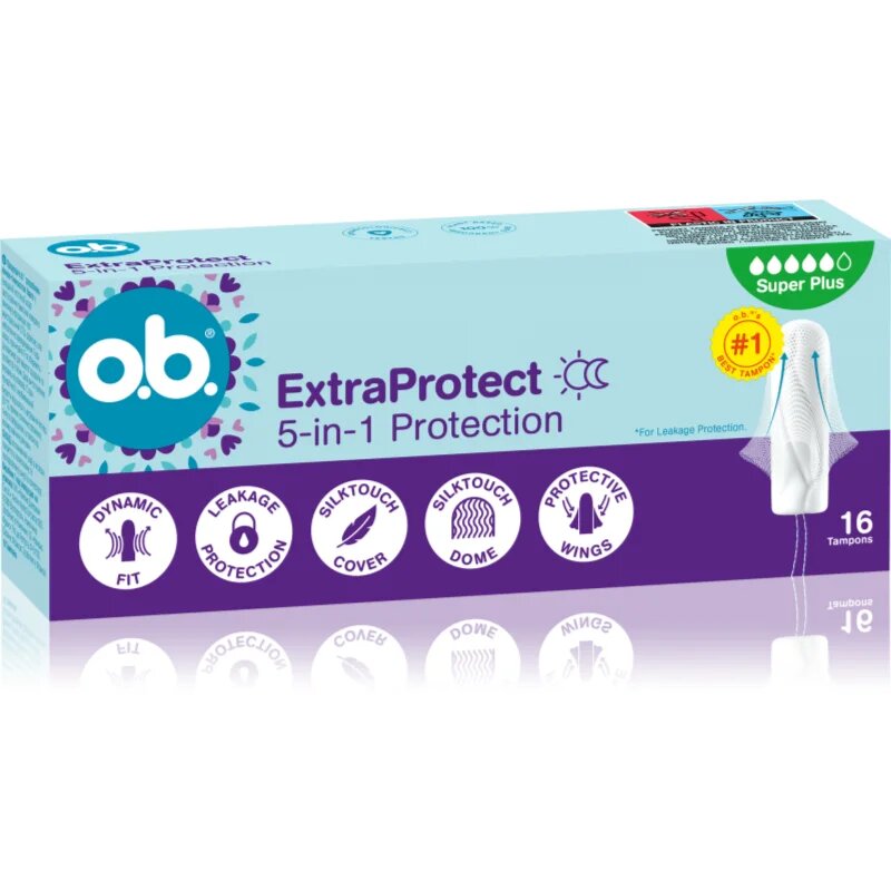o.b. Extra Protect Super+ tamponi 16 kos