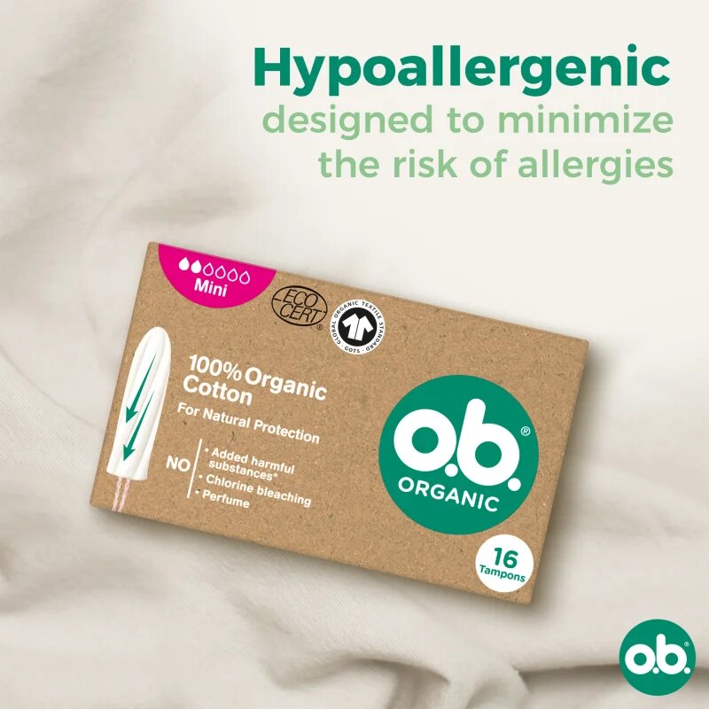 o.b. Organic Mini tamponi 16 kos