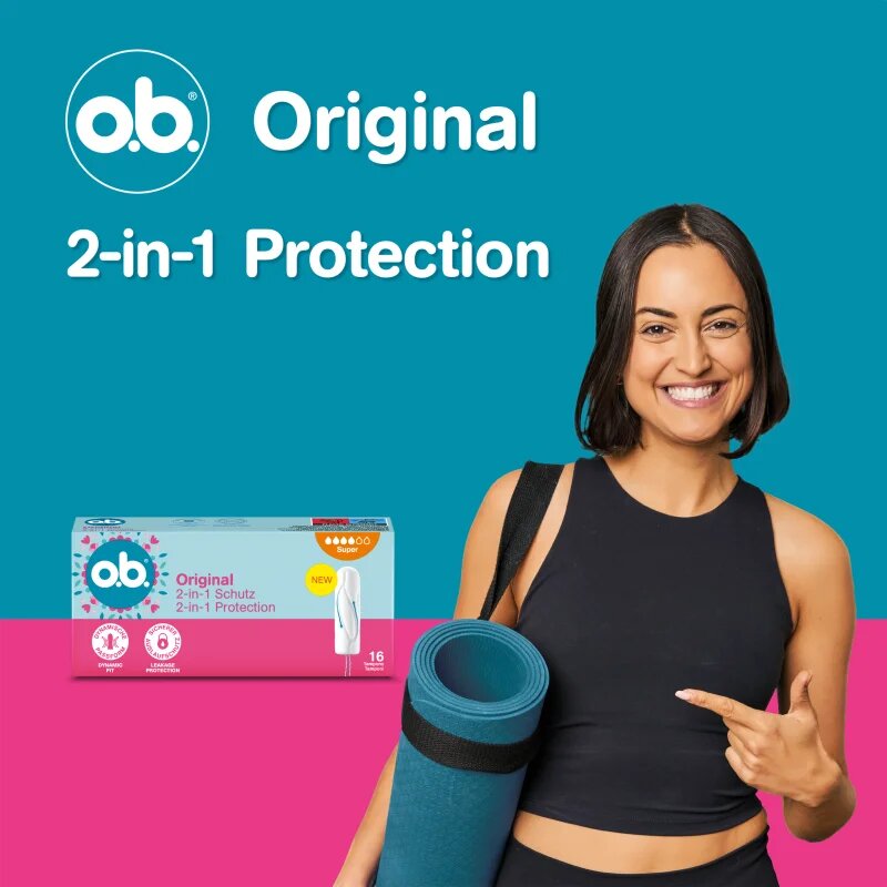o.b. Original Super tamponi za močno menstruacijo 16 kos