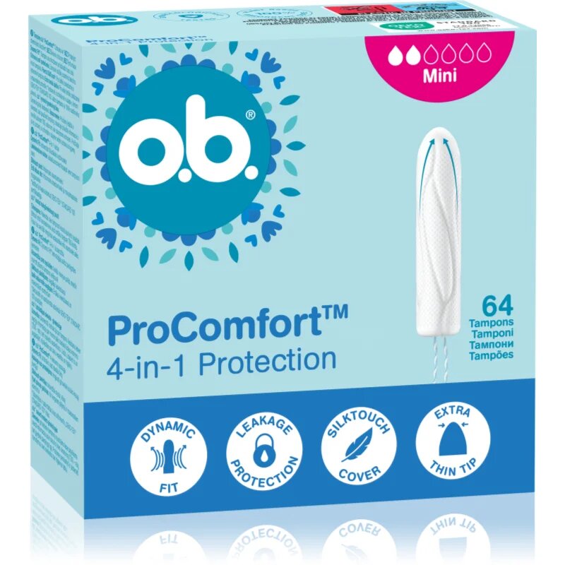 o.b. Pro Comfort Mini tamponi 64 kos