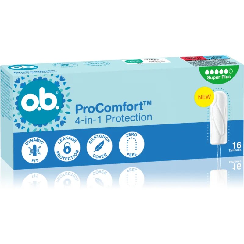 o.b. Pro Comfort Super Plus tamponi za močno menstruacijo 16 kos