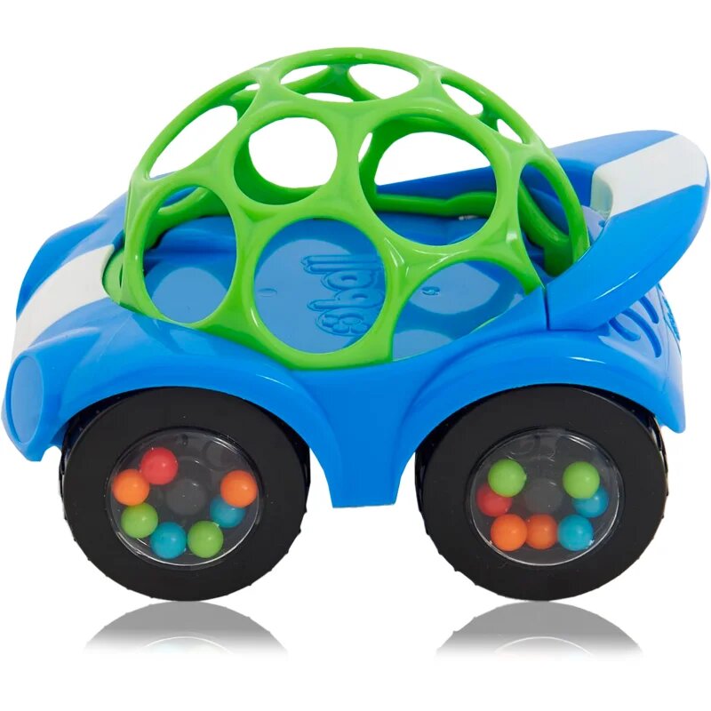 Oball Rattle & Roll avtomobilček za otroke Blue 3m+ 1 kos