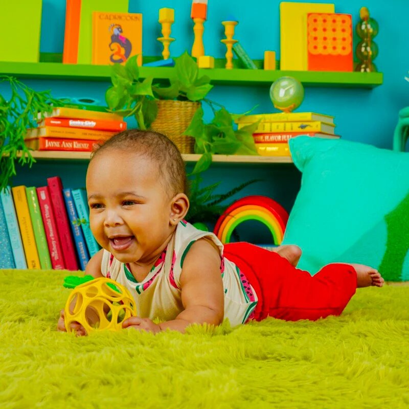 Oball Teether My Own™ grizalo Pineapple 1 kos