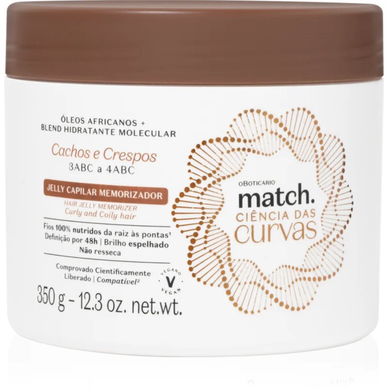 oBoticário Match gel za kodraste lase 350 g
