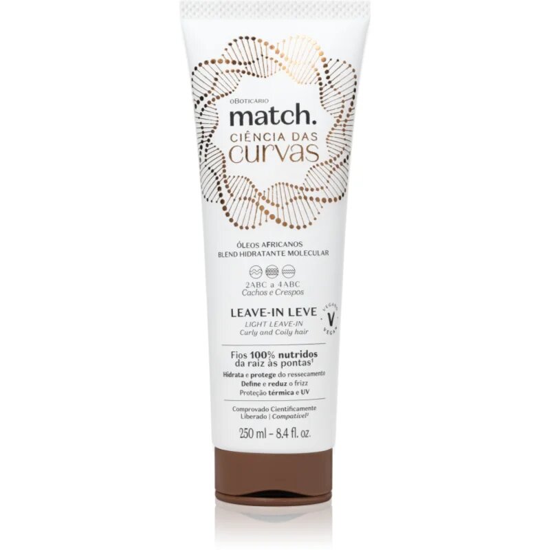 oBoticário Match. Science of Curves krema za lase 250 ml