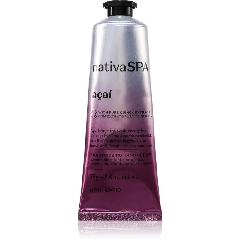 oBoticário Nativa SPA Acai vlažilna krema za roke 75 g