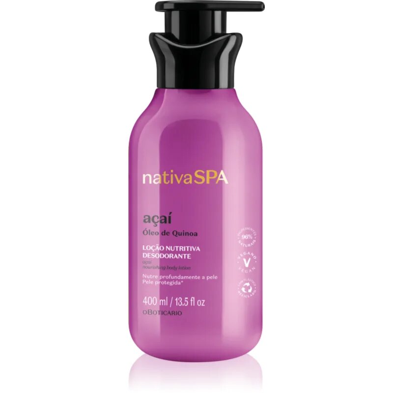 oBoticário Nativa SPA Acai vlažilni losjon za telo 400 ml