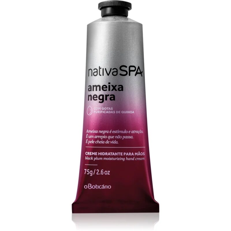 oBoticário Nativa SPA Black Plum krema za roke 75 g