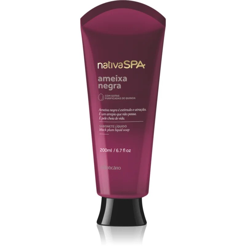 oBoticário Nativa SPA Black Plum tekoče milo za telo 200 ml