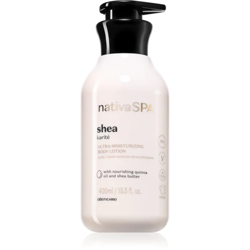 oBoticário Nativa SPA Karité losjon za telo 400 ml